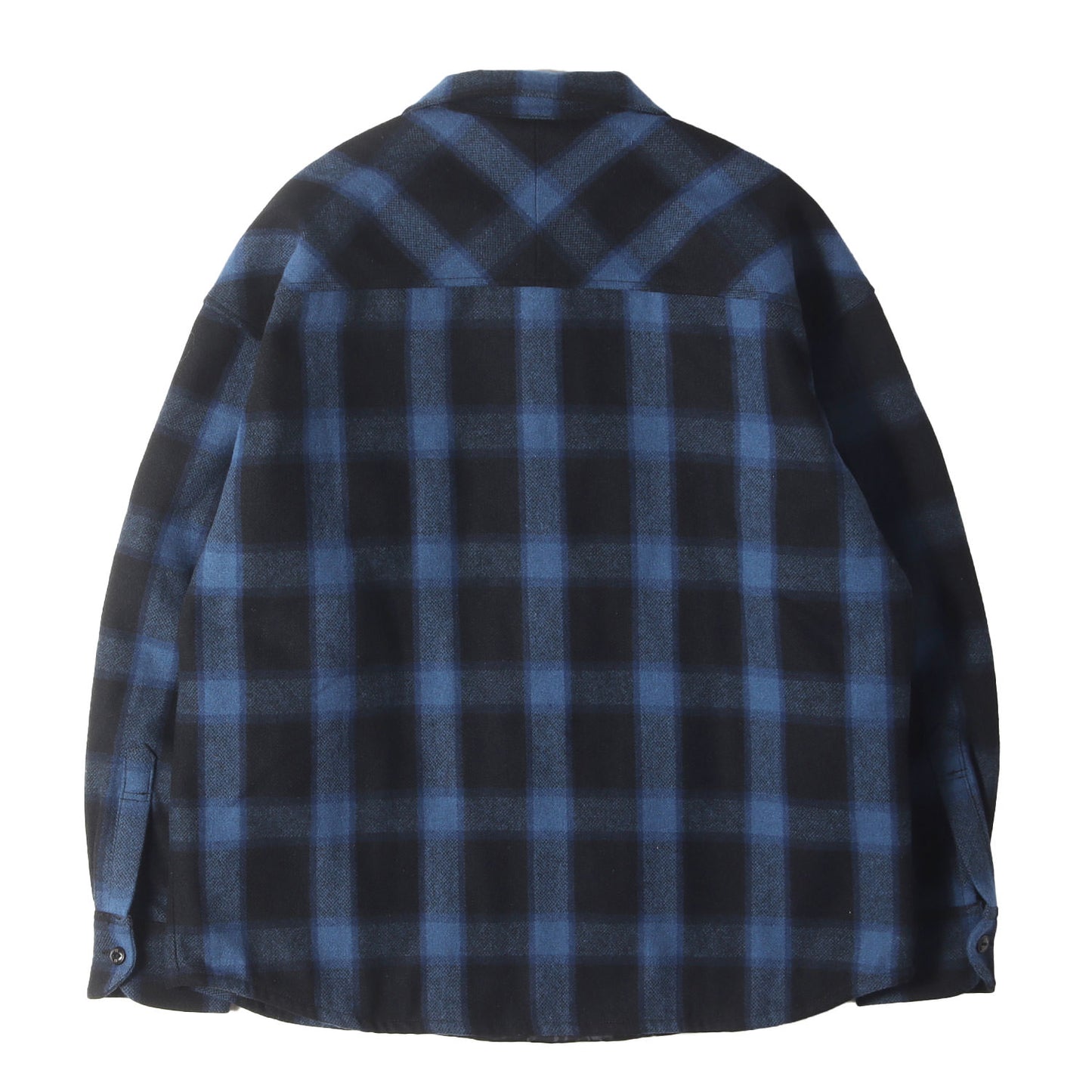 22AW バッファローチェック 裏地キルティング ウール シャツジャケット(BUFFALO CHECK SH LS)