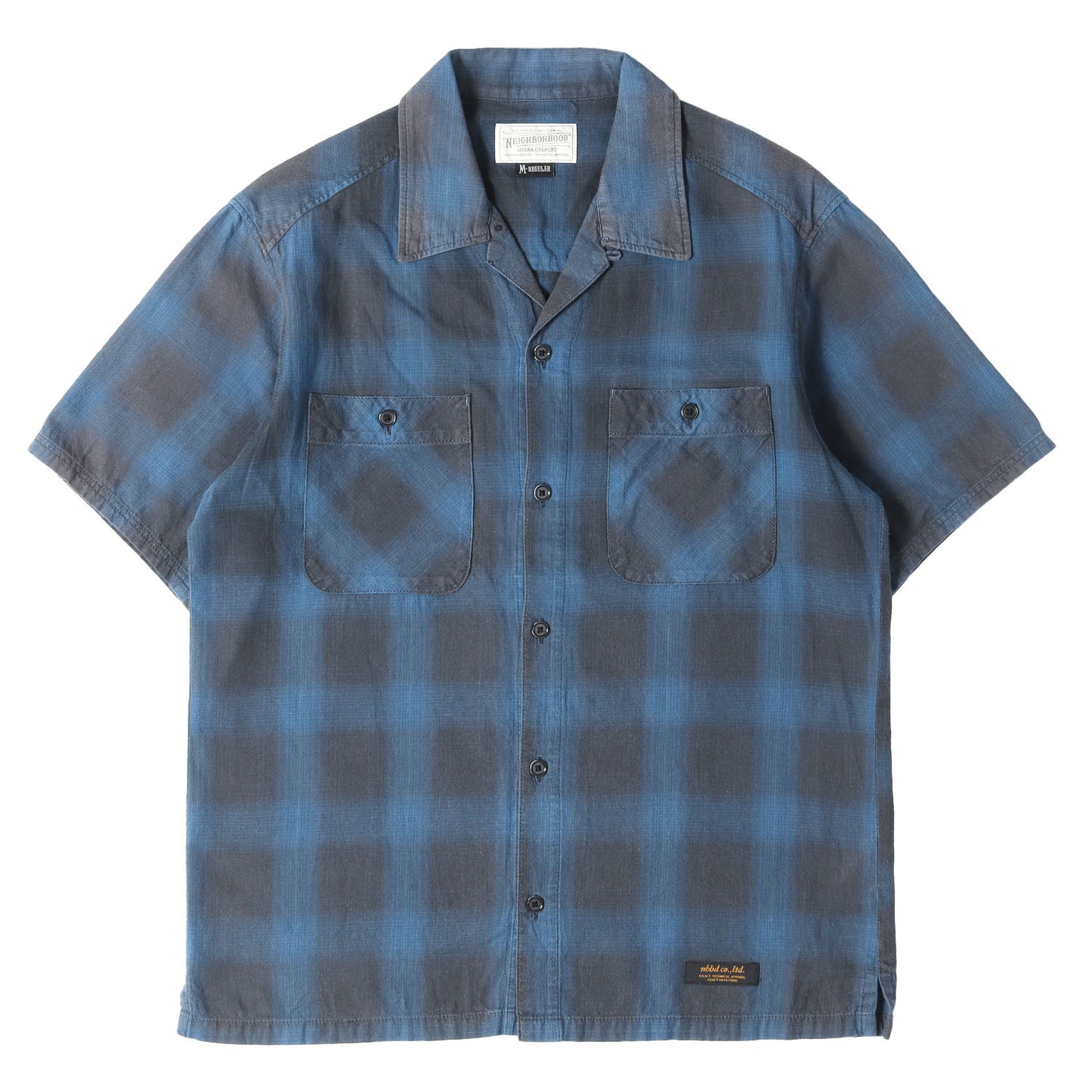オンブレチェック ワーク 半袖シャツ(B&C / C-SHIRTS. SS)