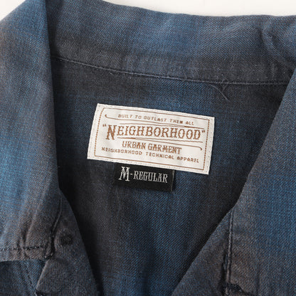 オンブレチェック ワーク 半袖シャツ(B&C / C-SHIRTS. SS)