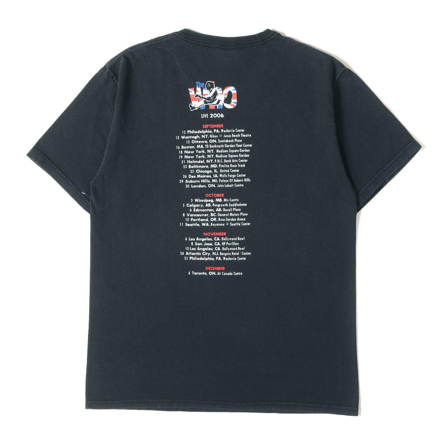 [GOODフェード] 00s The Who LIVE 2006 TOUR ザ・フー Tシャツ / メキシコ製 Hanes