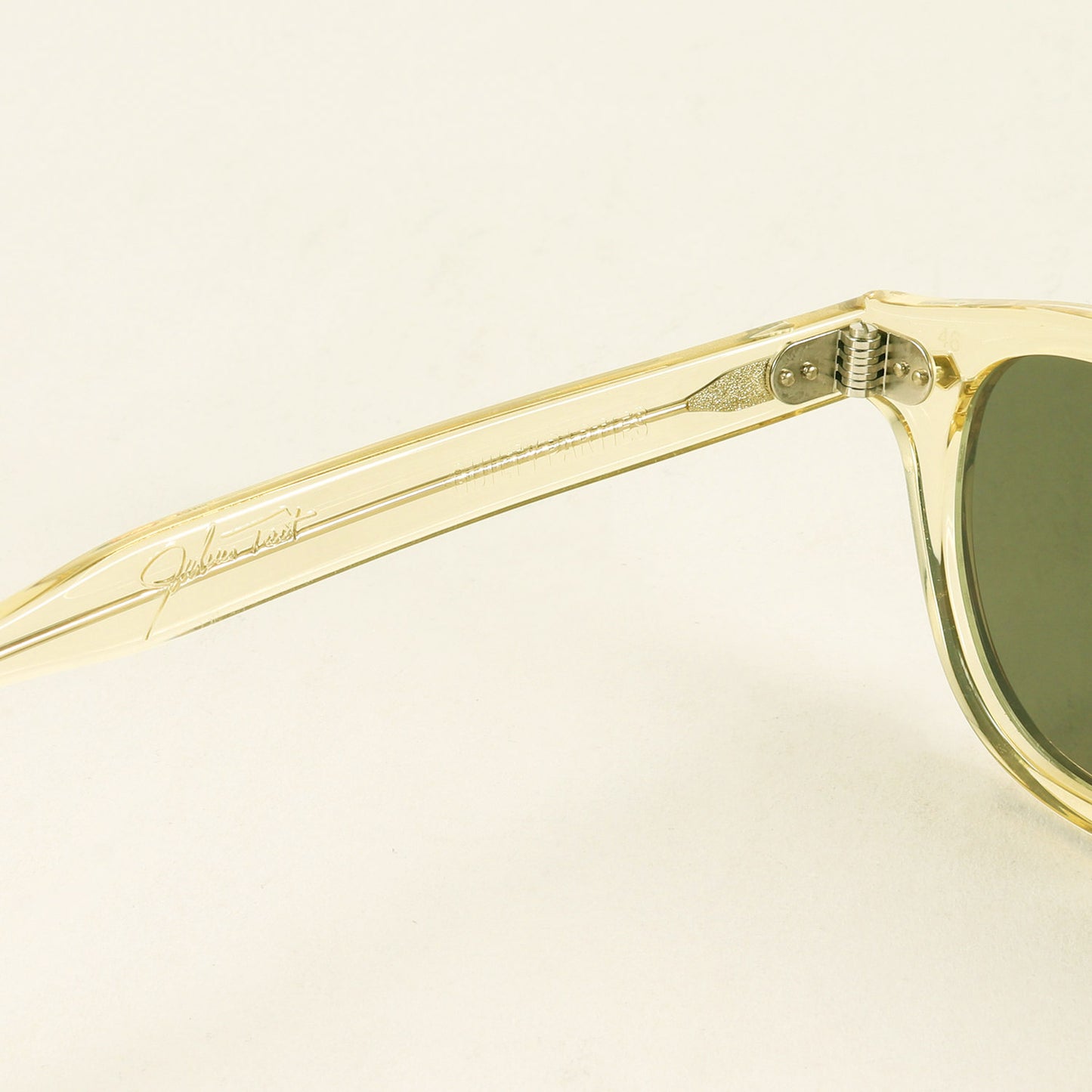 ×JULIUS TART OPTICAL クリアフレーム サングラス(GLASSES AR46)