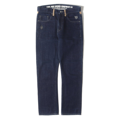 ×STUSSY Boneyards ディープ ミディアム デニムパンツ(BY DEEP MIDI / 14OZ-PT)