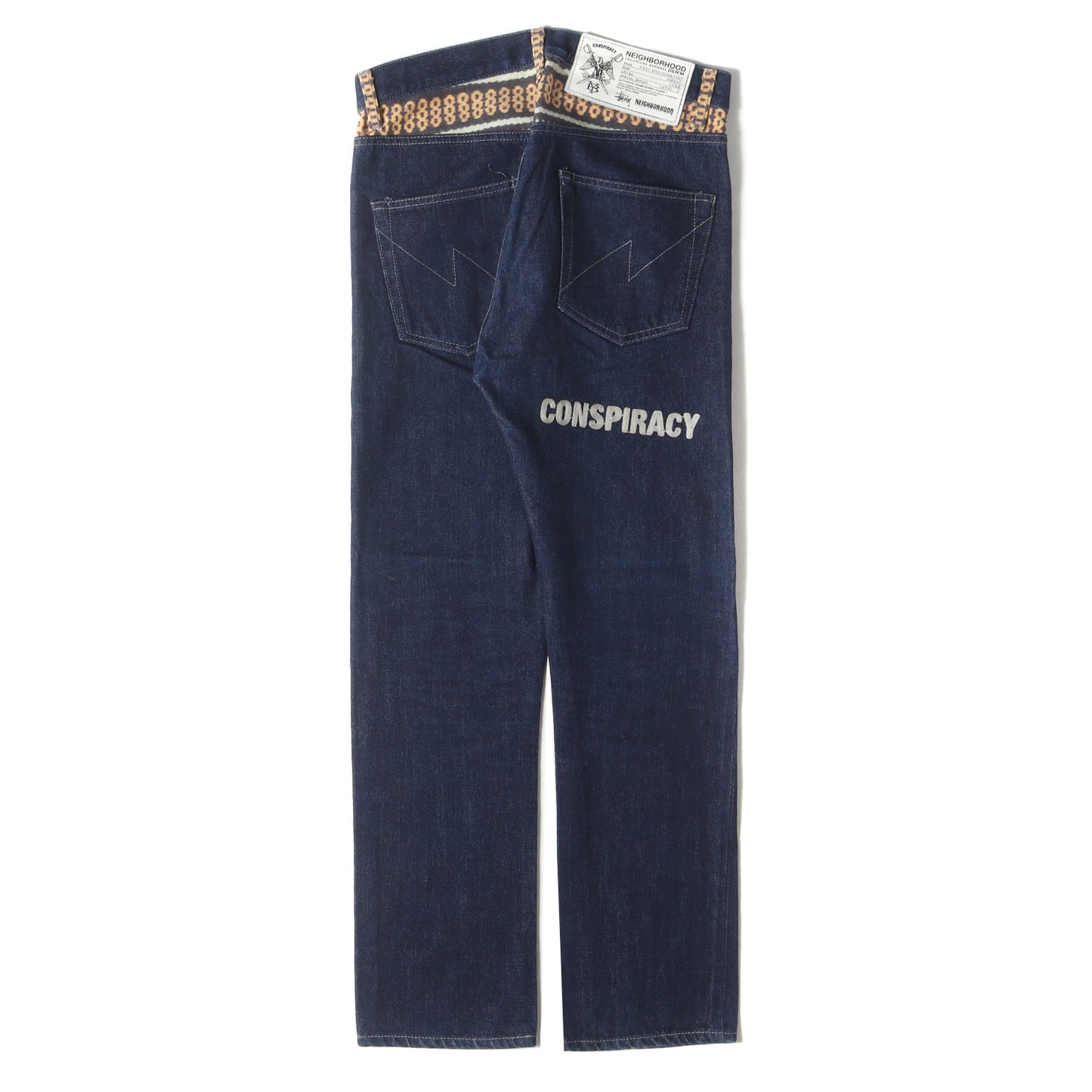 ×STUSSY Boneyards ディープ ミディアム デニムパンツ(BY DEEP MIDI / 14OZ-PT)