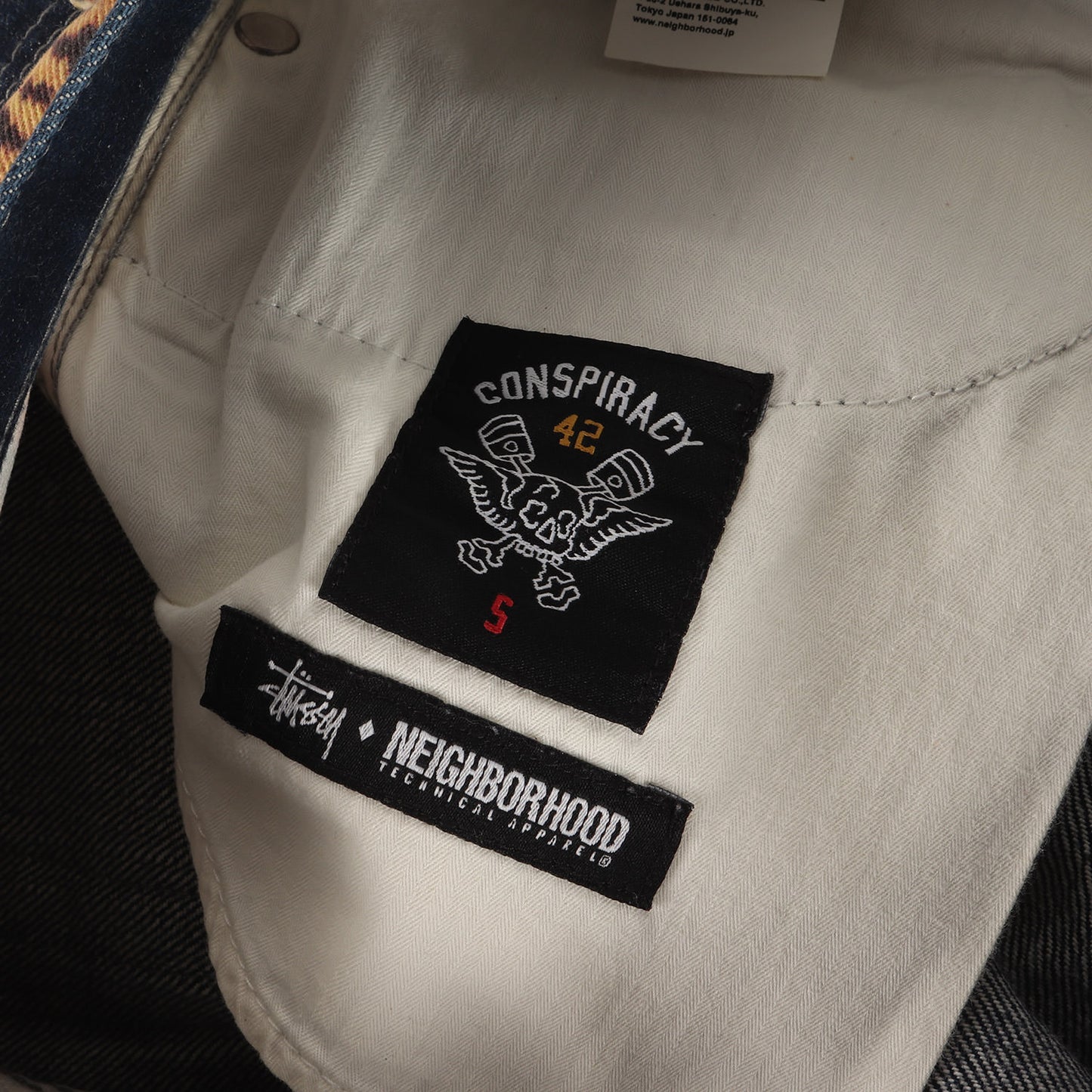 ×STUSSY Boneyards ディープ ミディアム デニムパンツ(BY DEEP MIDI / 14OZ-PT)
