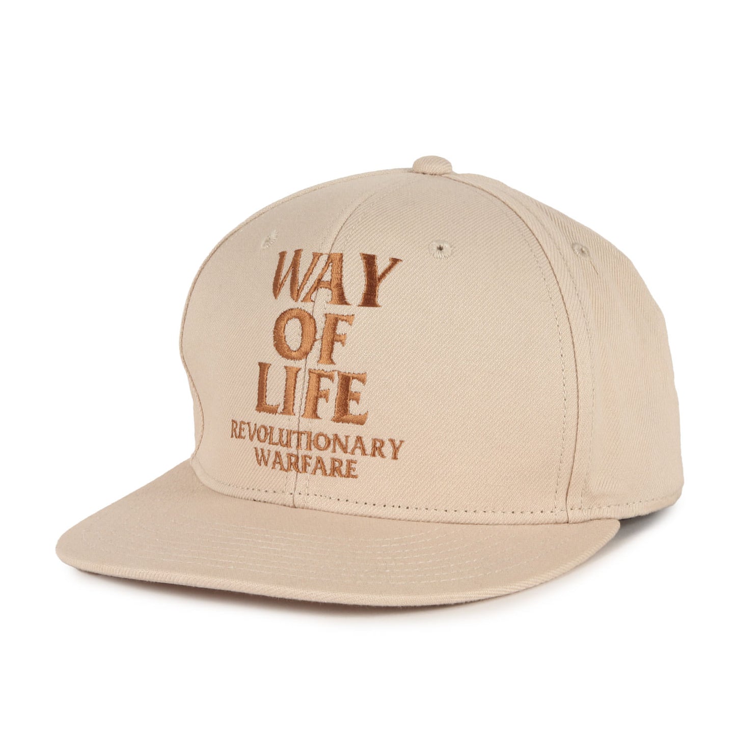 22SS WAY OF LIFEロゴ 6パネルキャップ(EMBROIDERY CAP)