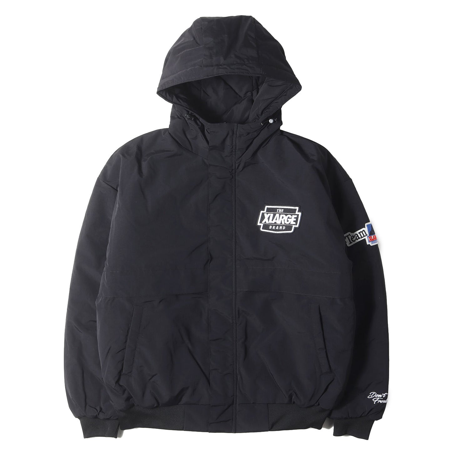 23AW アーチロゴ 裏地キルティング ナイロン ジャケット(NYLON PUFFER JACKET)