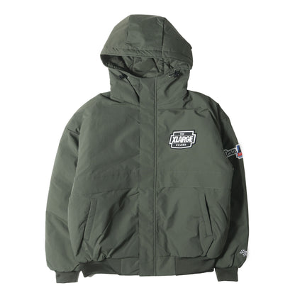 23AW アーチロゴ 裏地キルティング ナイロン ジャケット(NYLON PUFFER JACKET)