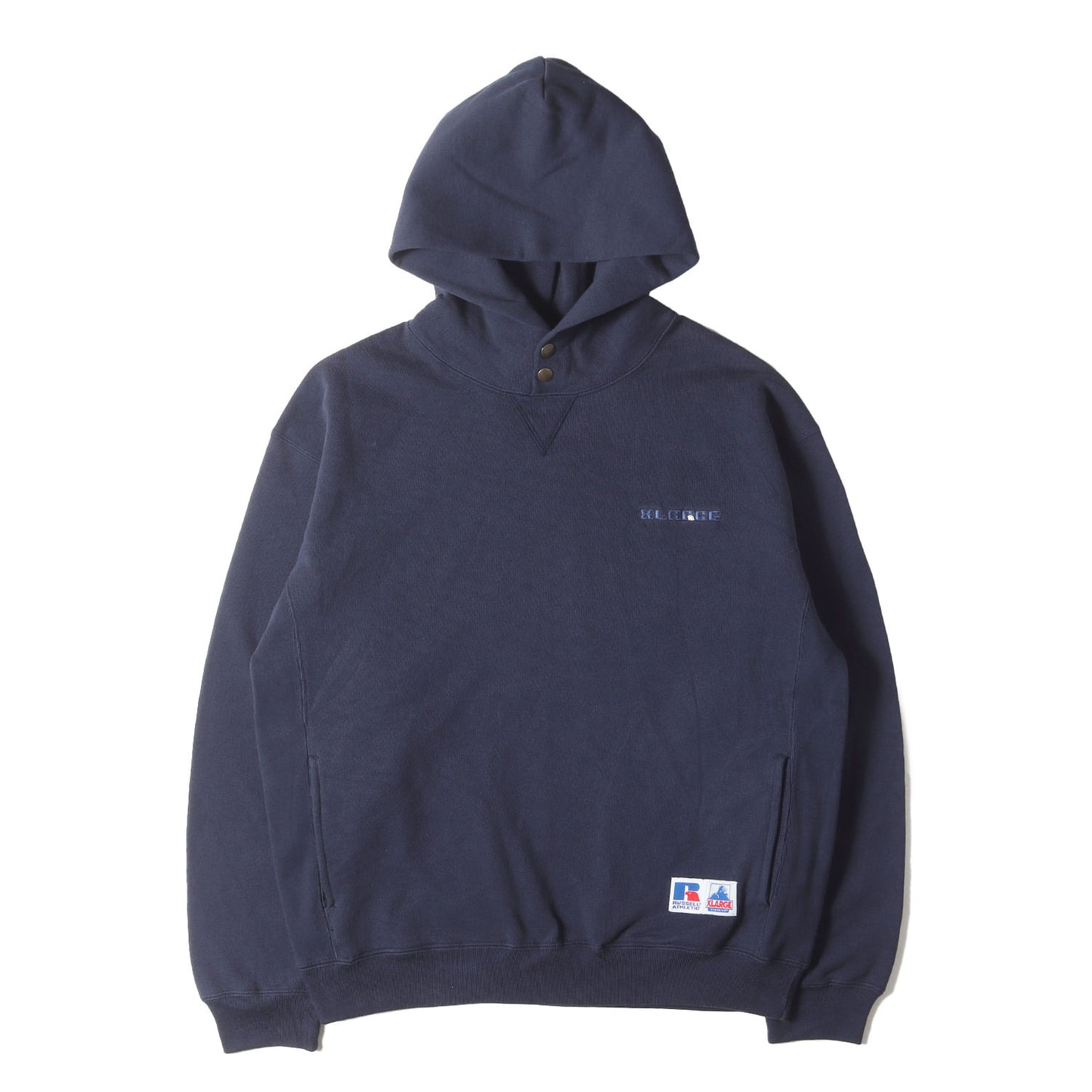 23AW ×RUSSELL シェニールロゴ スウェットパーカー(PULL HD SWT)