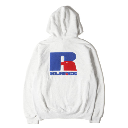23AW ×RUSSELL シェニールロゴ スウェットパーカー(PULL HD SWT)