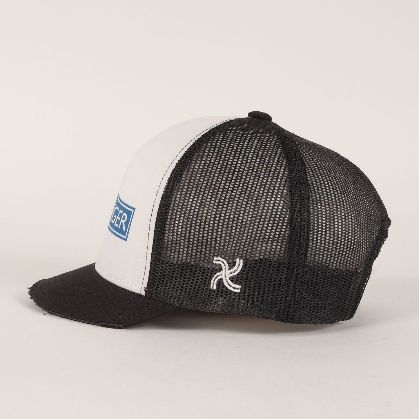 BOXロゴ バイザーカット メッシュキャップ