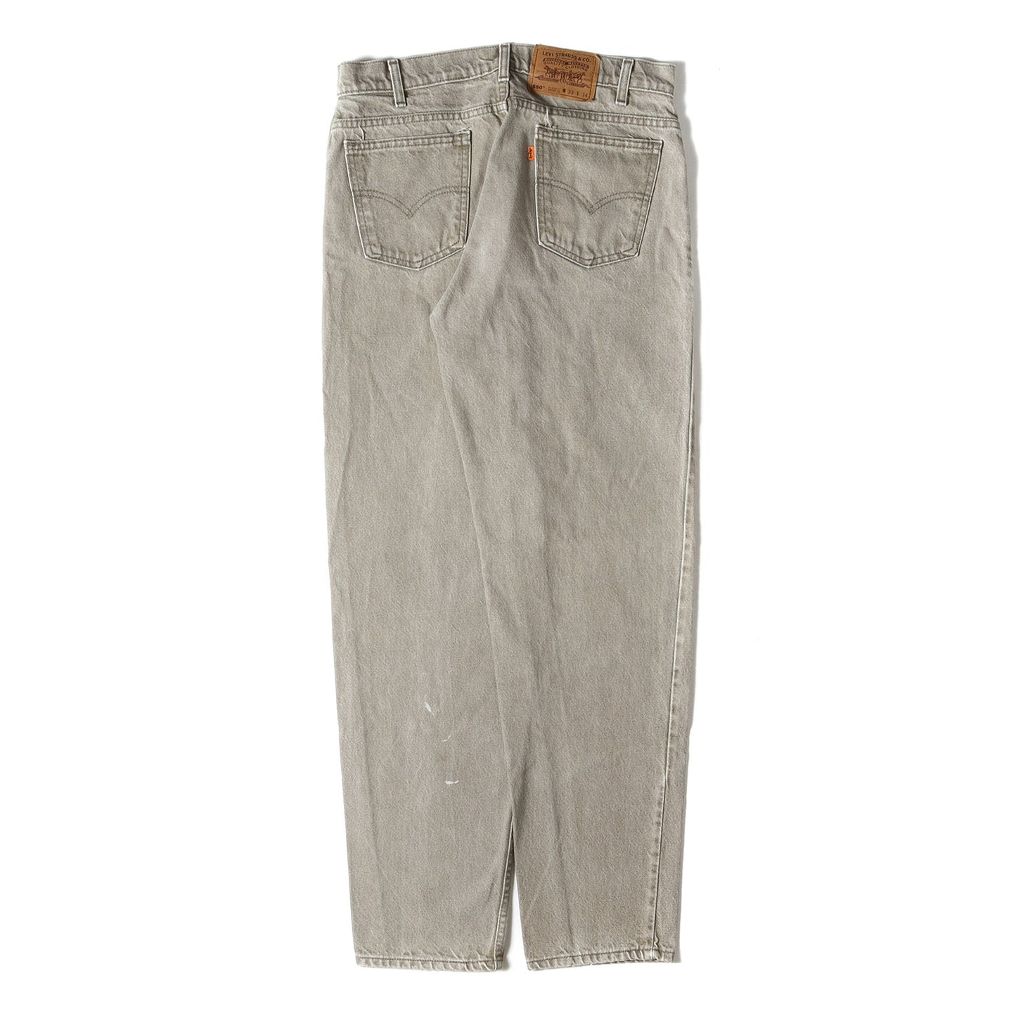 90s 550 リラックス テーパード 先染め カラーデニムパンツ / USA製 40550-0232