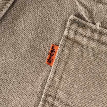 90s 550 リラックス テーパード 先染め カラーデニムパンツ / USA製 40550-0232