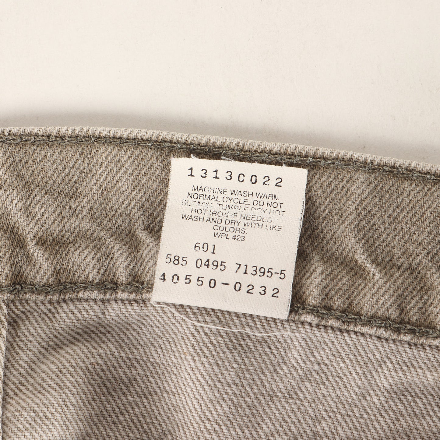 90s 550 リラックス テーパード 先染め カラーデニムパンツ / USA製 40550-0232