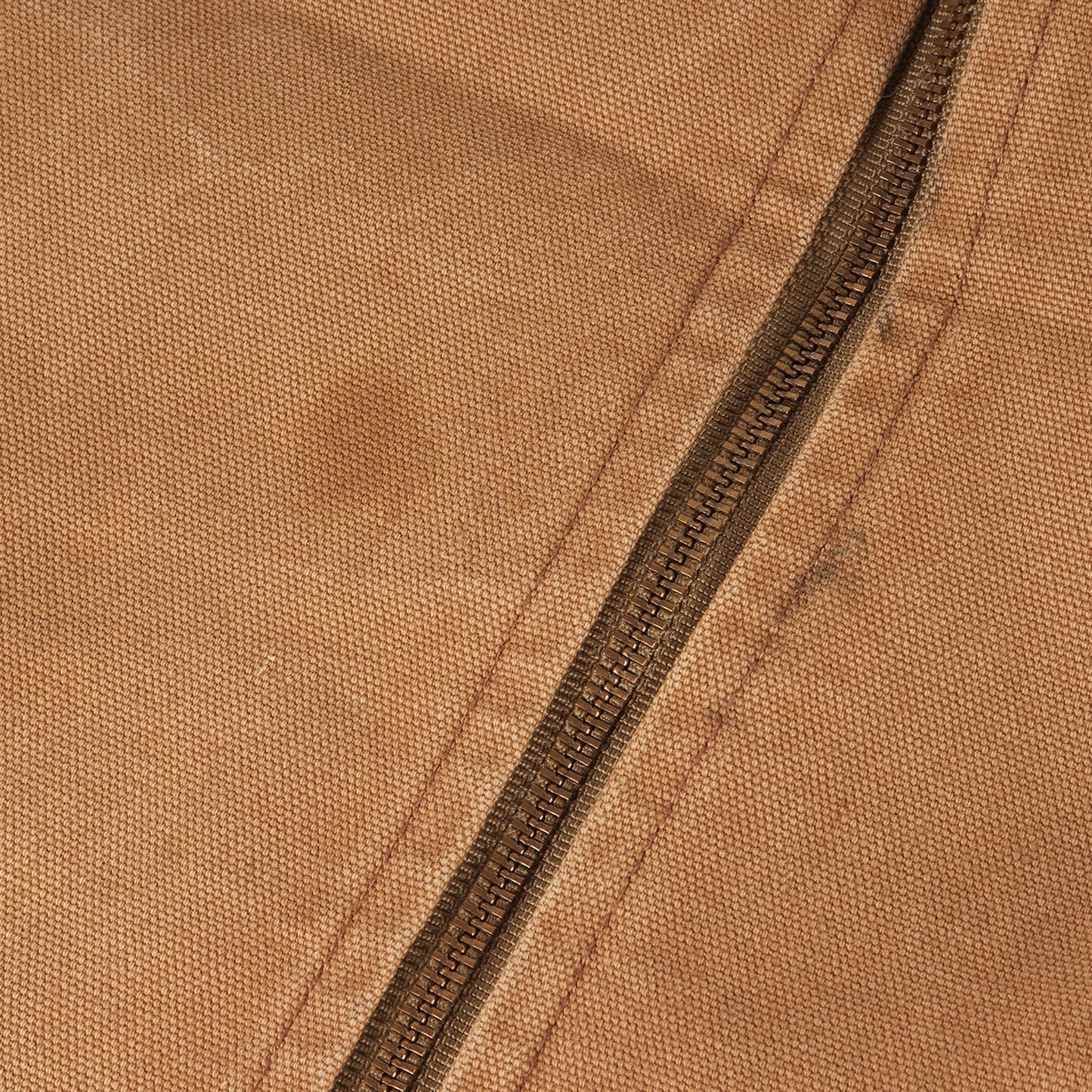 [USA製 星タグ] 80s 裏ボア ブラウンダック フルジップ ワークベスト