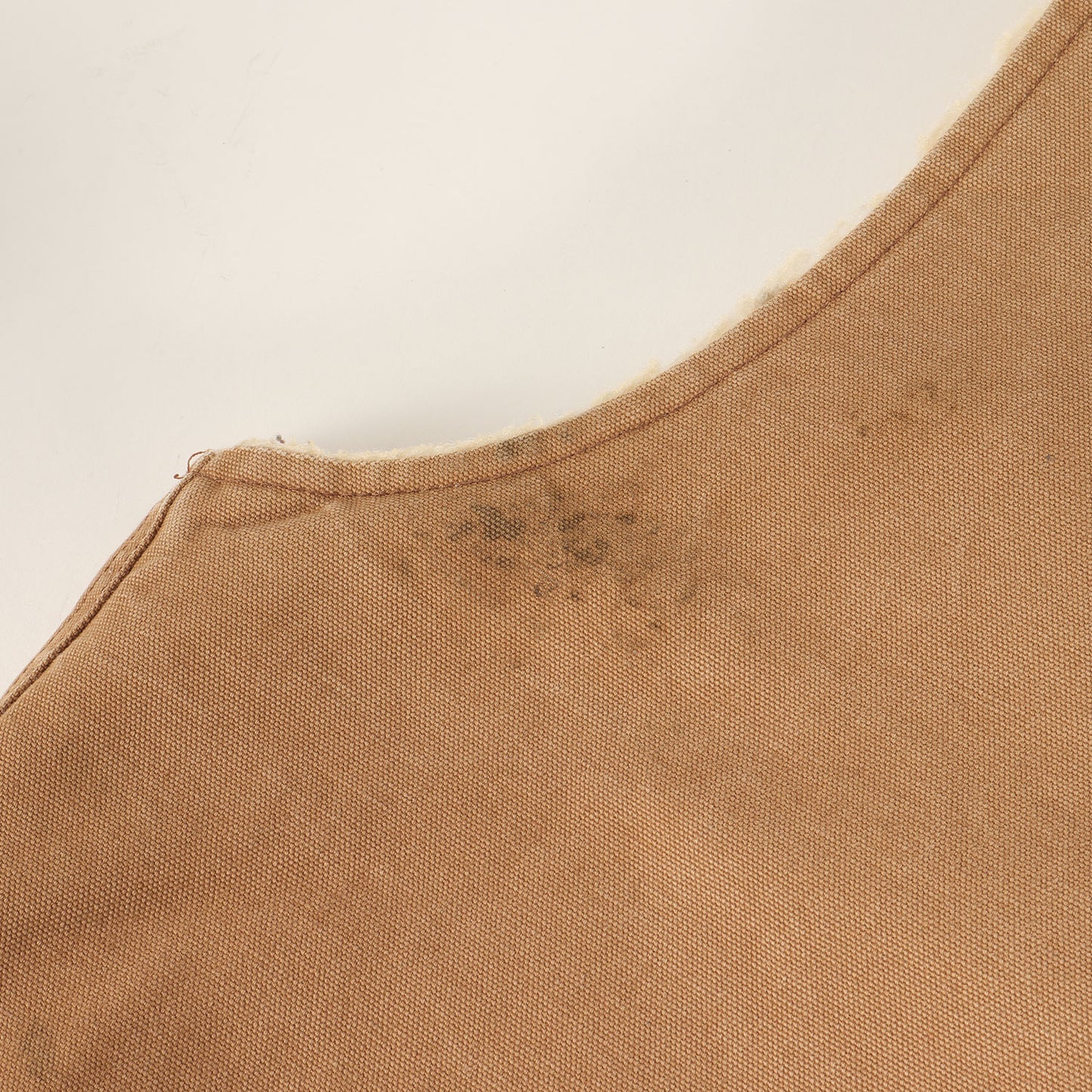 [USA製 星タグ] 80s 裏ボア ブラウンダック フルジップ ワークベスト