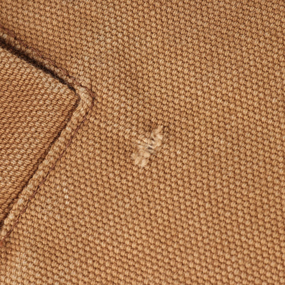 [USA製 星タグ] 80s 裏ボア ブラウンダック フルジップ ワークベスト