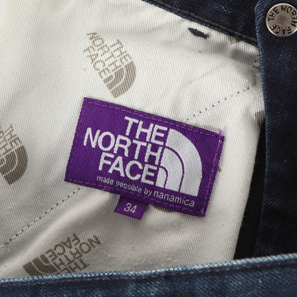 ウェビングベルト付き ストレッチ デニムパンツ (Webbing Belt Denim Pants)