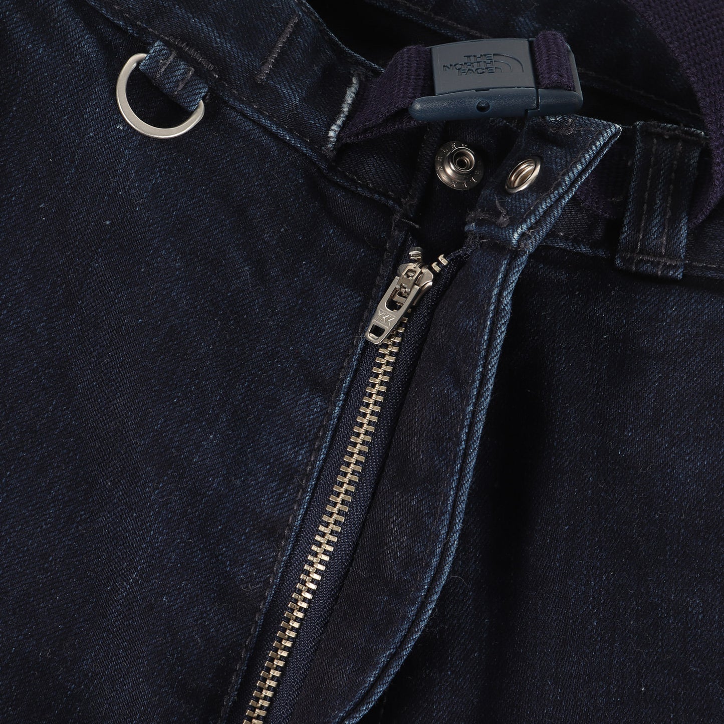 ウェビングベルト付き ストレッチ デニムパンツ (Webbing Belt Denim Pants)