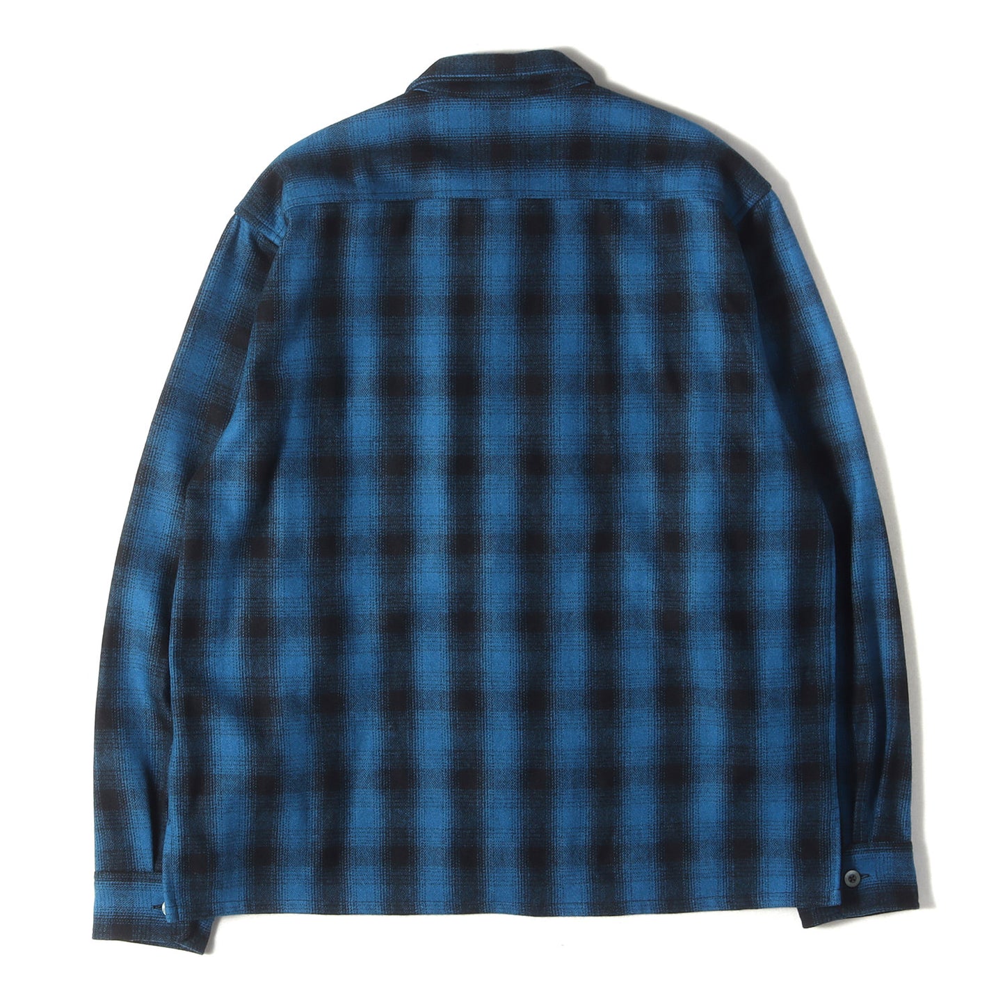 24AW オンブレチェック ウールシャツ(Wool Ombre Check L/S Jacket)