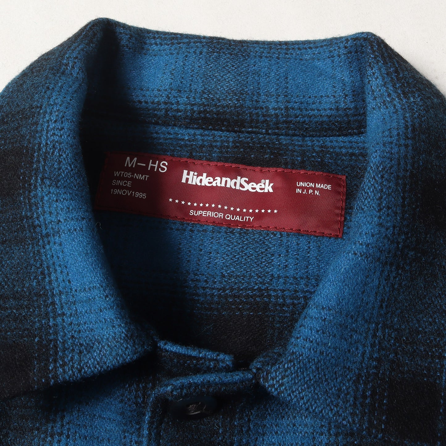 24AW オンブレチェック ウールシャツ(Wool Ombre Check L/S Jacket)