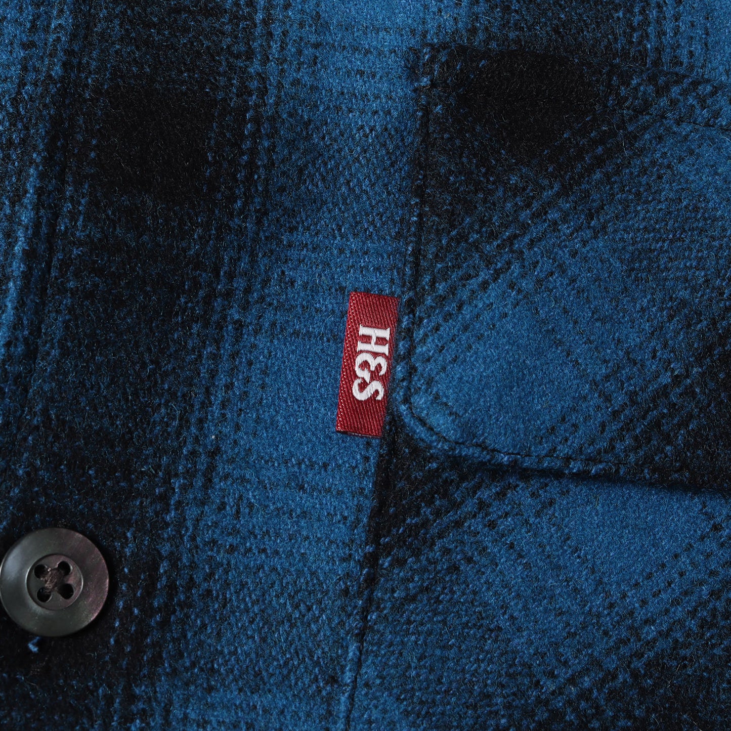 24AW オンブレチェック ウールシャツ(Wool Ombre Check L/S Jacket)