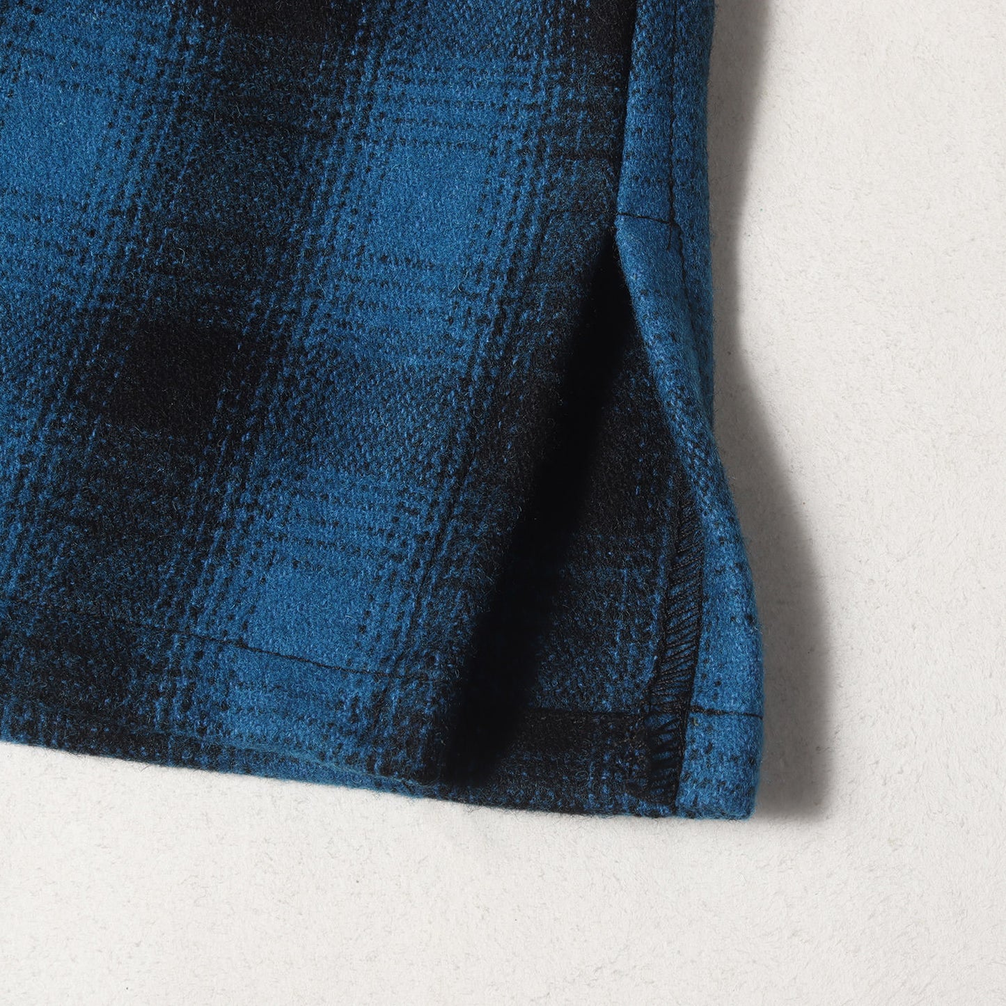 24AW オンブレチェック ウールシャツ(Wool Ombre Check L/S Jacket)
