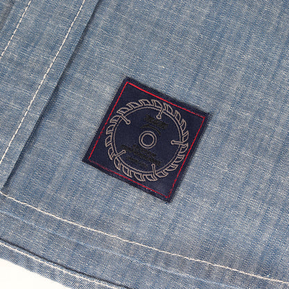 21AW ロゴプリント シャンブレー ワークシャツ(CHAMBRAY WORK L/S SHIRT)