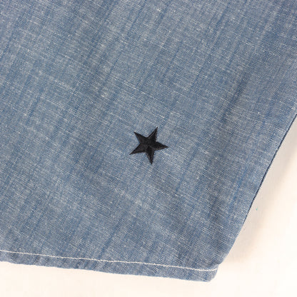 21AW ロゴプリント シャンブレー ワークシャツ(CHAMBRAY WORK L/S SHIRT)