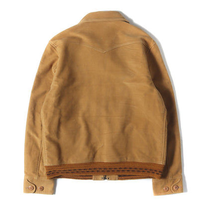 裏地チェック モールスキン チョップ ジャケット (Chop Jacket)