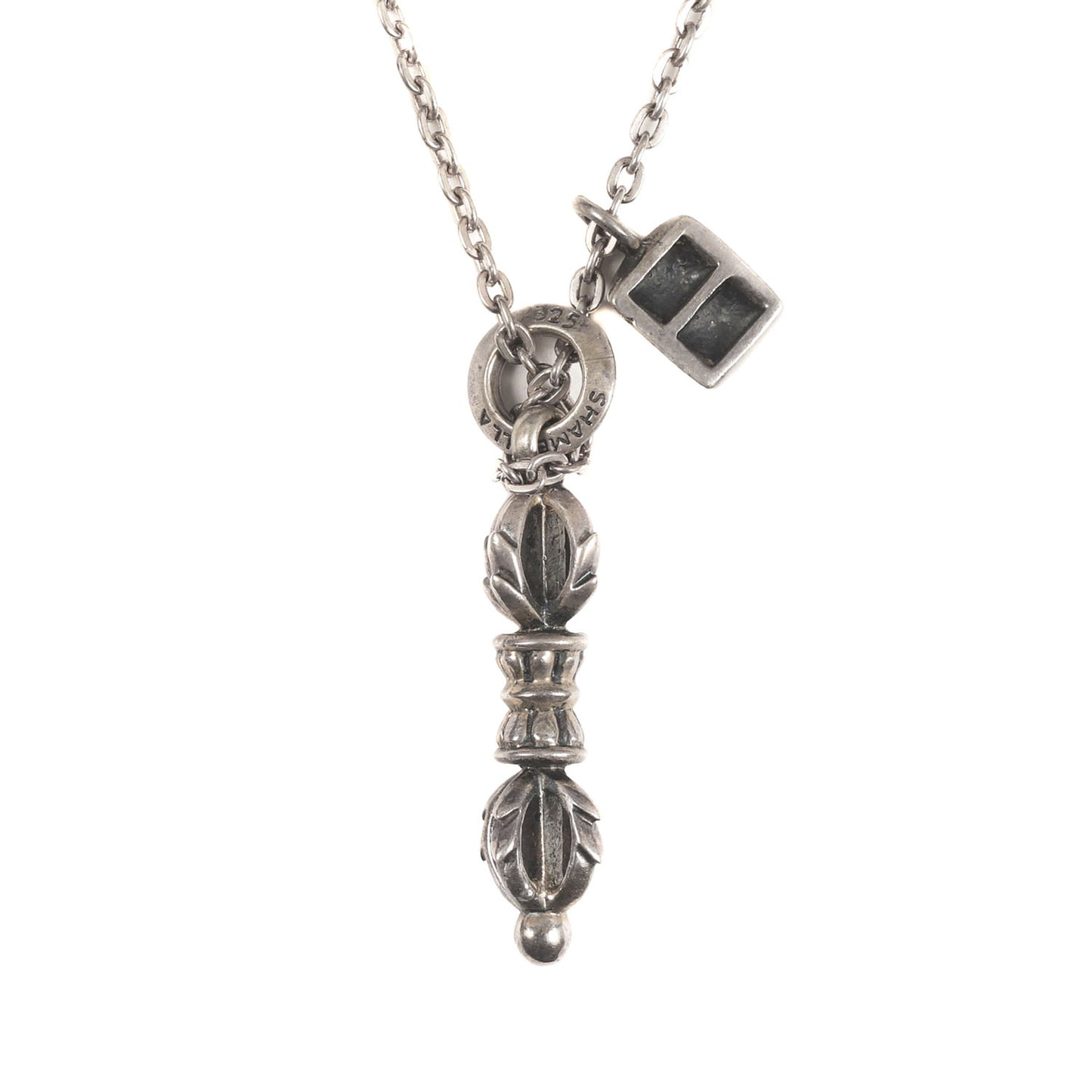 ダイヤモンドチャーム付き ヴァジュラ ネックレス