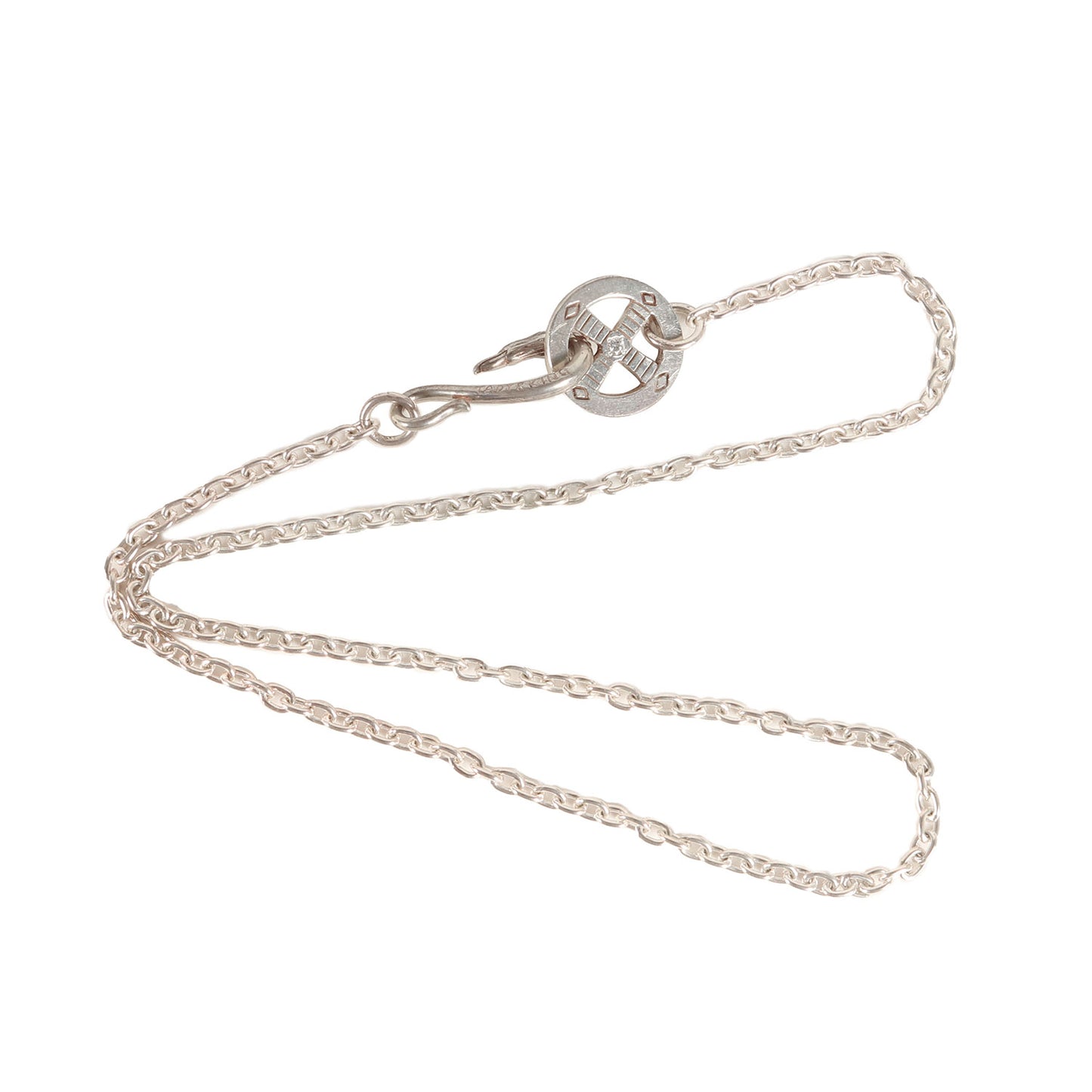 カスタムオーダー ダイヤモンドホイール イーグルフック 細丸チェーン