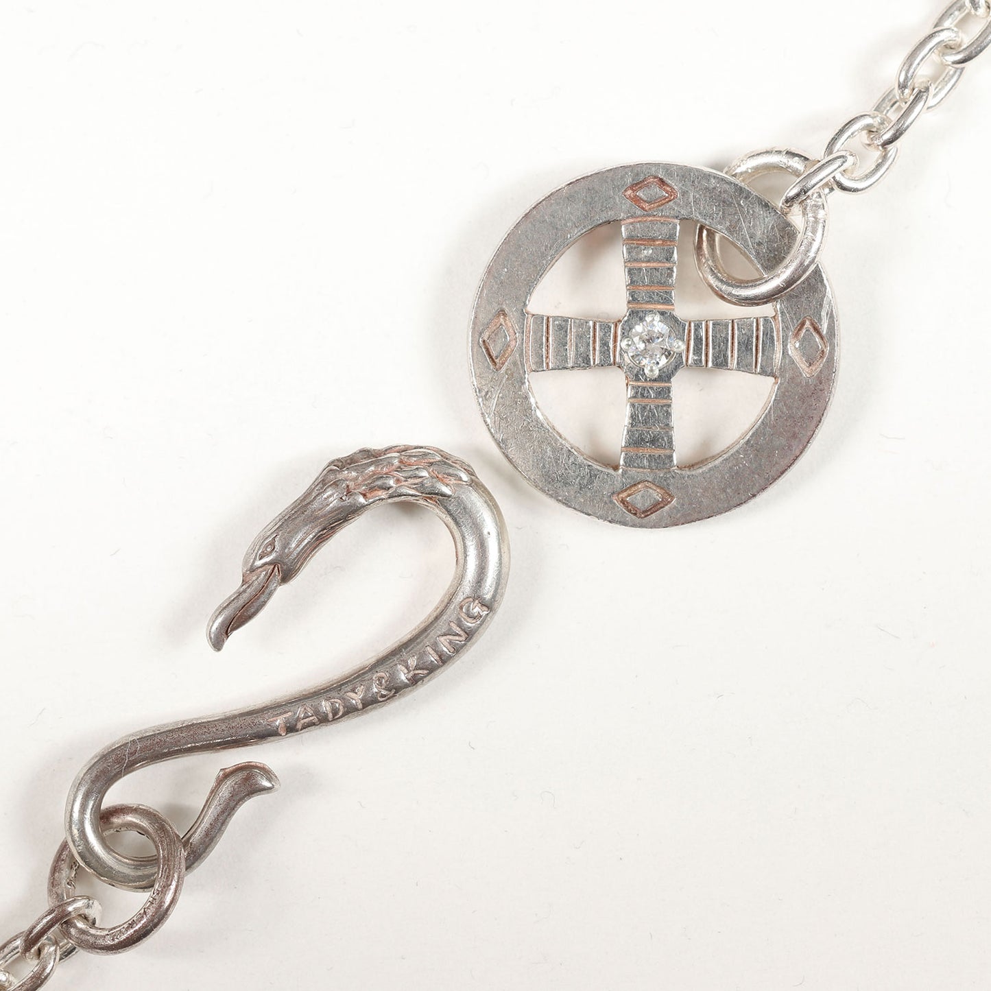 カスタムオーダー ダイヤモンドホイール イーグルフック 細丸チェーン