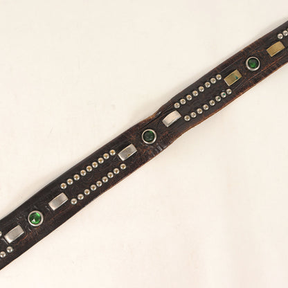 ×HTC ×PORTER スタッズ エンボス レザーベルト(T-STUDS BELT)
