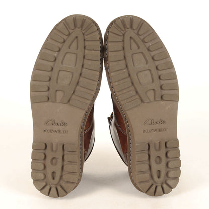 チェックライニング レザー モカシンブーツ