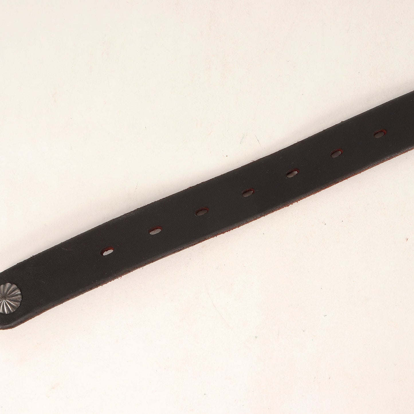 アポロコンチョ付き 茶芯ベンズレザーベルト(Leather belt 7Hole)
