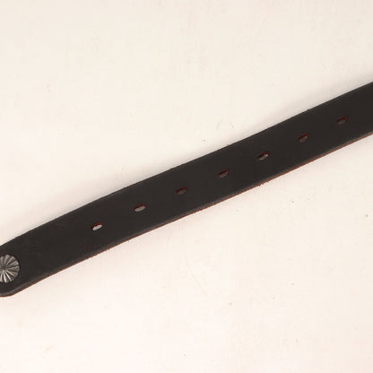 アポロコンチョ付き 茶芯ベンズレザーベルト(Leather belt 7Hole)