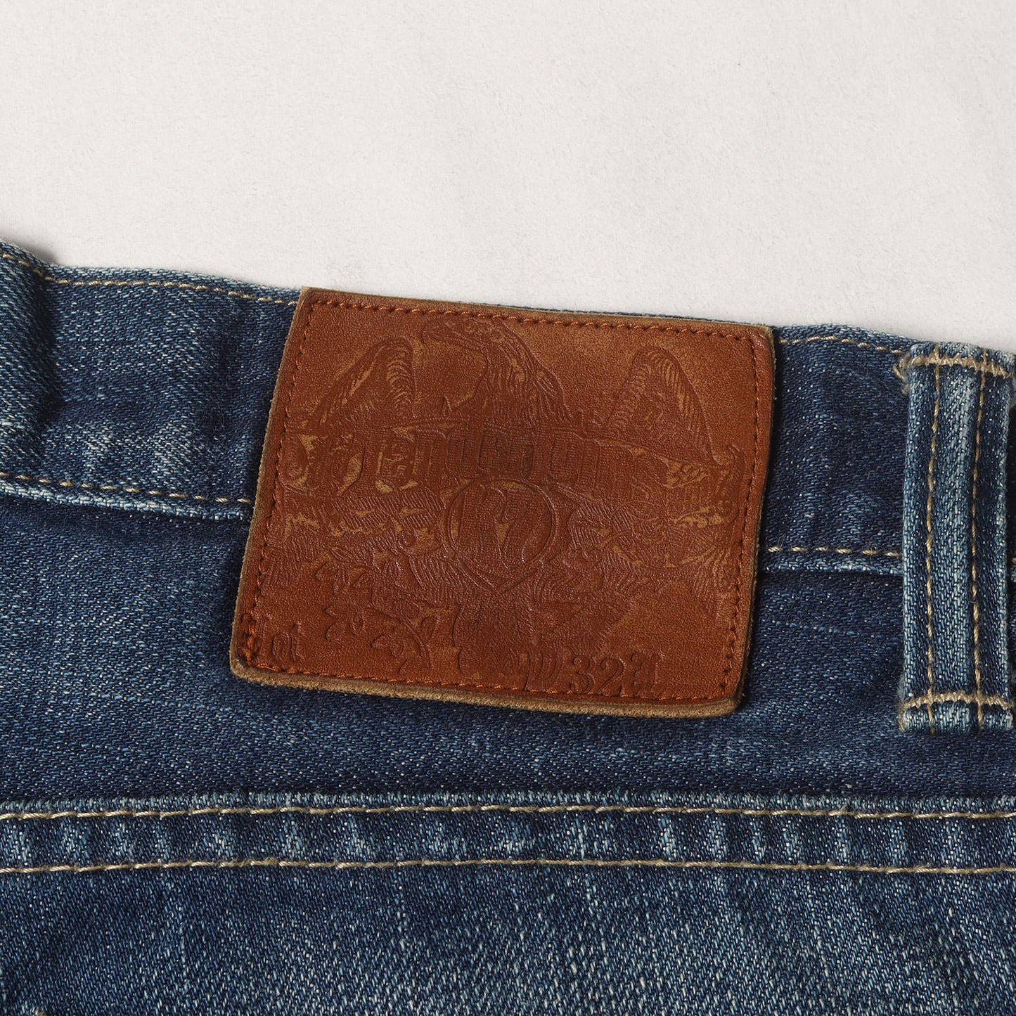 ヴィンテージ加工 セルビッチ デニムパンツ(T-RIDERS C)