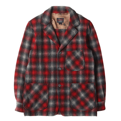 オンブレチェック ウール 3B ジャケット / USA製 WOOLRICH WOOLEN MILLS