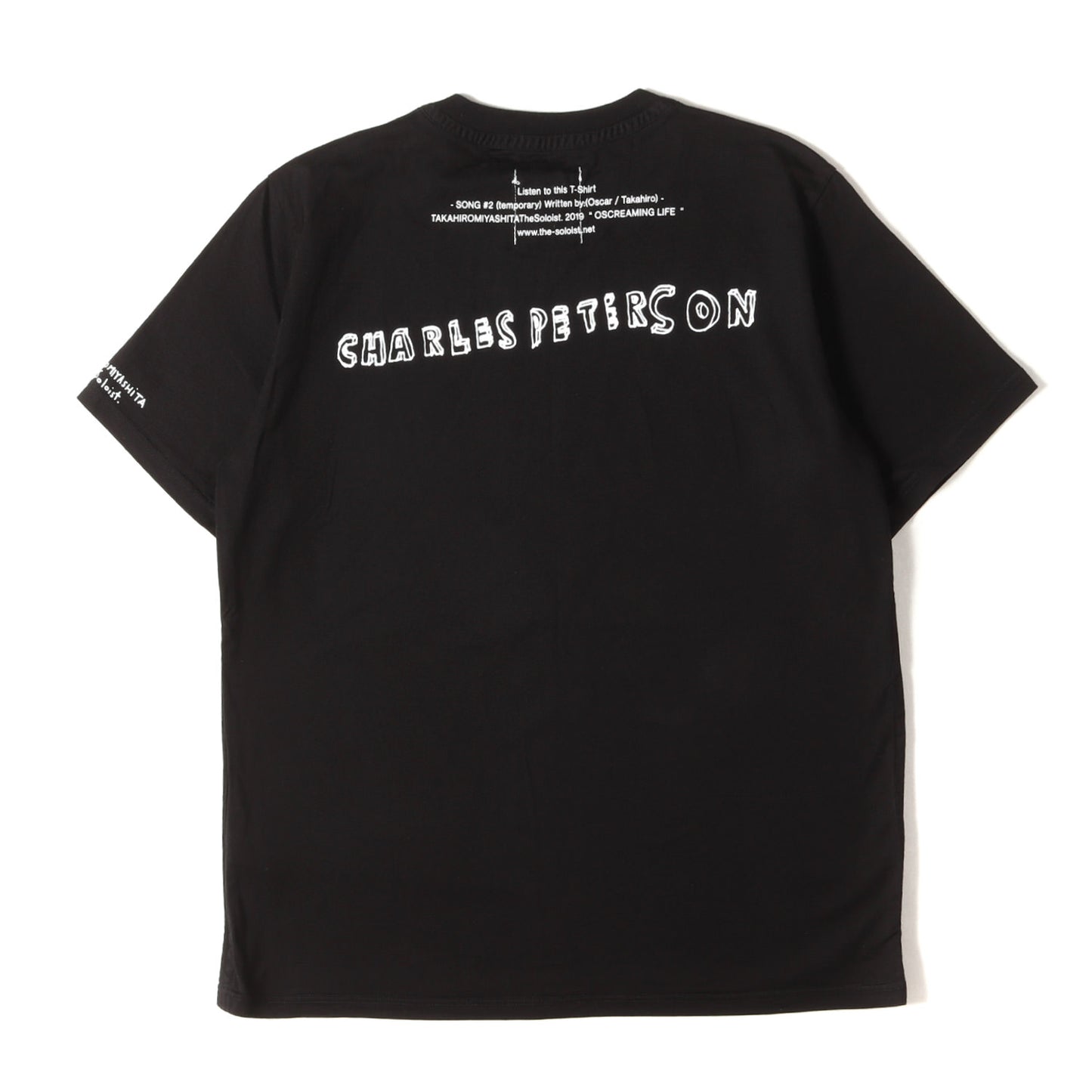 ×Charles Peterson ギター グラフィック Tシャツ