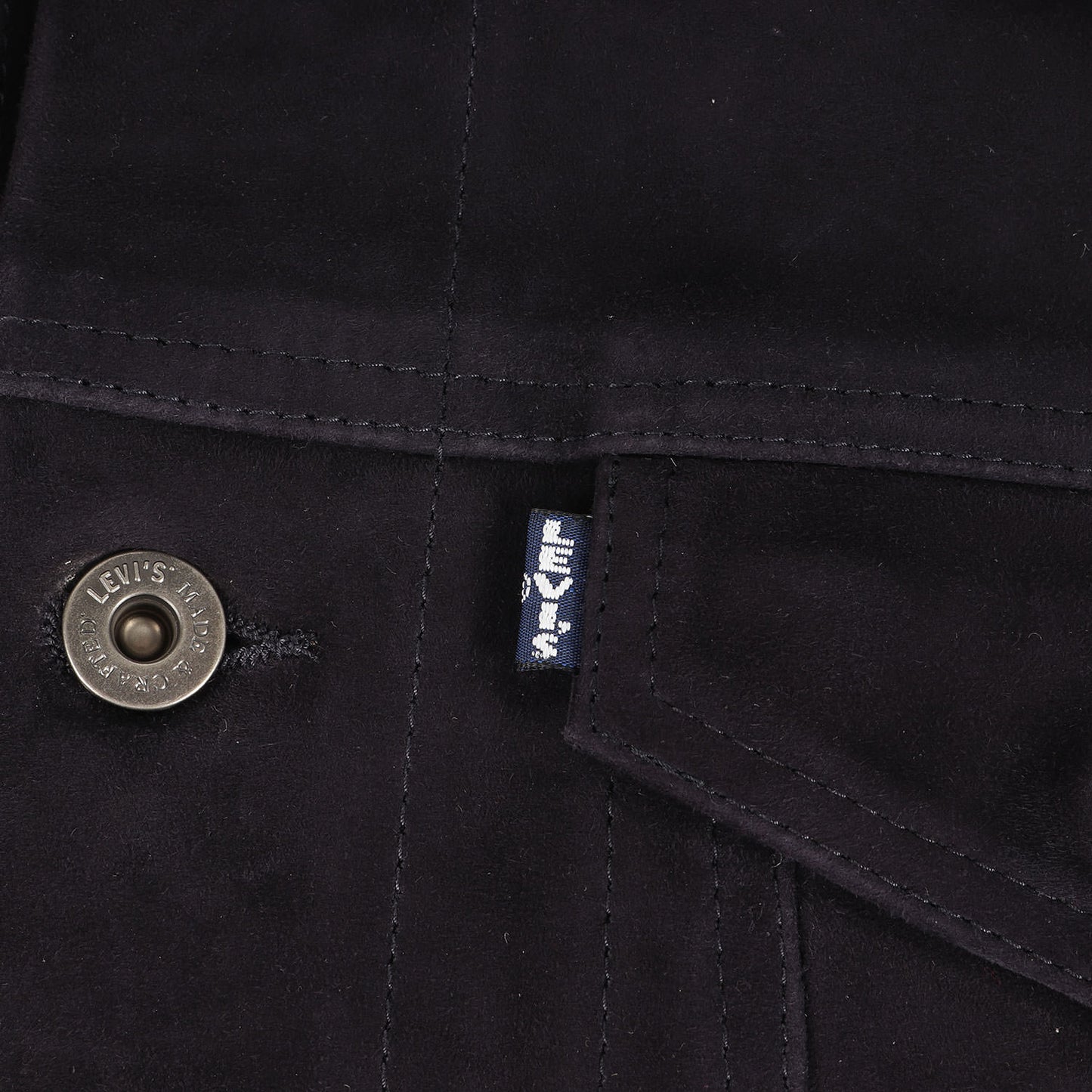 [LEVIS MADE&CRAFTED] Big E 3rd ゴートスウェード トラッカー ジャケット イタリア製