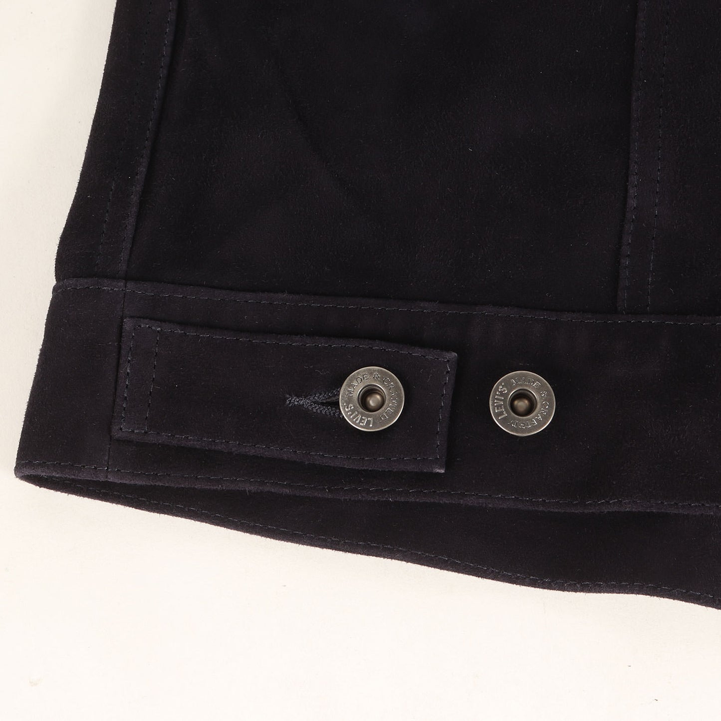 [LEVIS MADE&CRAFTED] Big E 3rd ゴートスウェード トラッカー ジャケット イタリア製