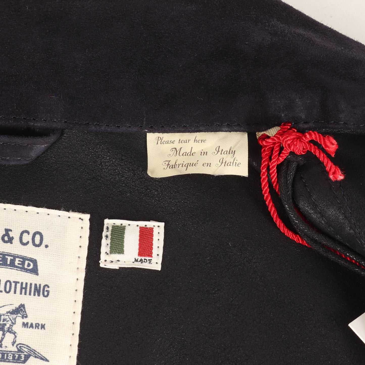 [LEVIS MADE&CRAFTED] Big E 3rd ゴートスウェード トラッカー ジャケット イタリア製