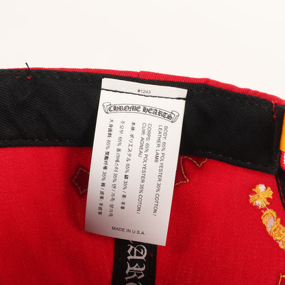 レザークロスパッチ CHロゴ ベースボールキャップ(Cross Patch Baseball Cap)