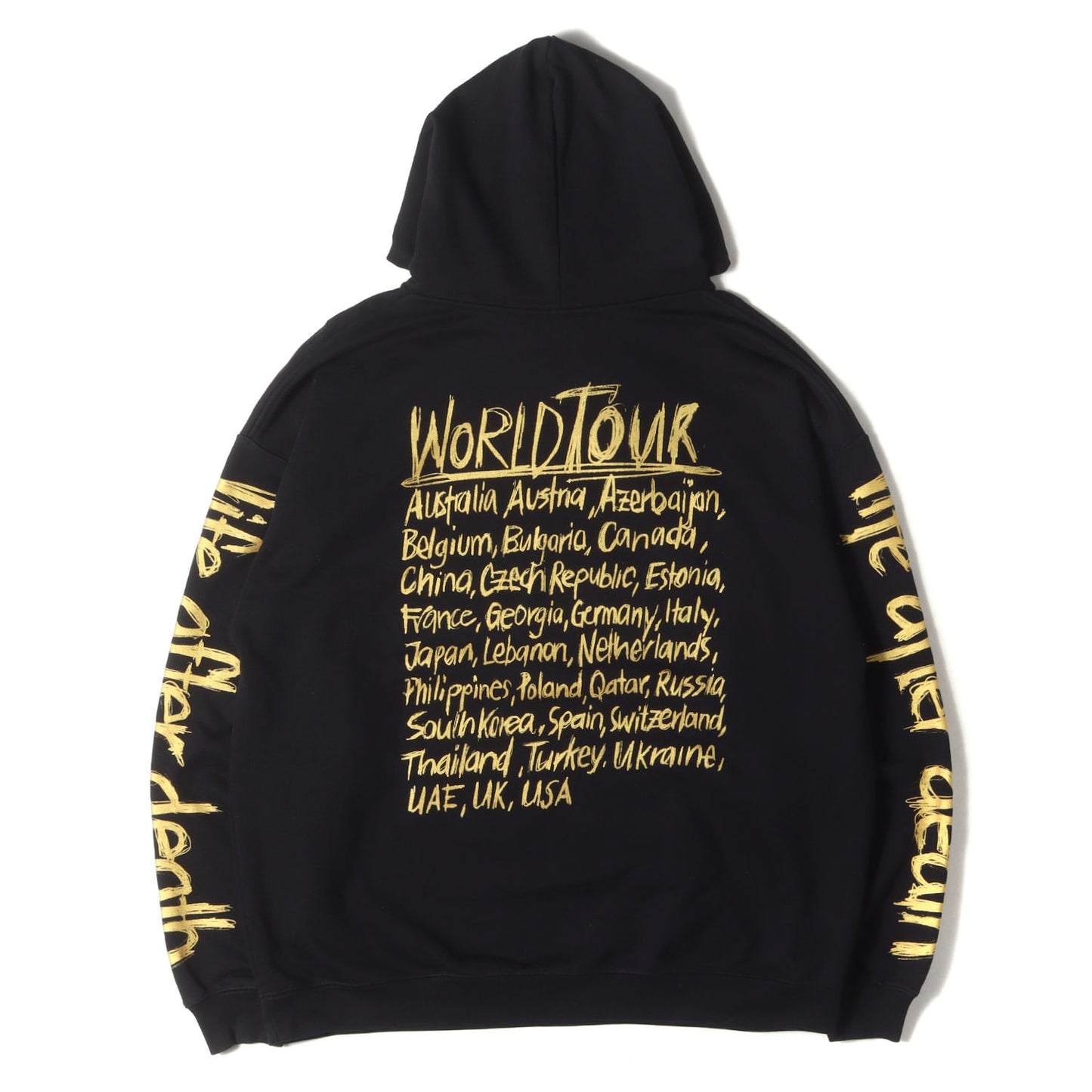 22SS ワールドツアー オーバーサイズ ヘビー スウェットパーカー(WORLD TOUR HOODIE)