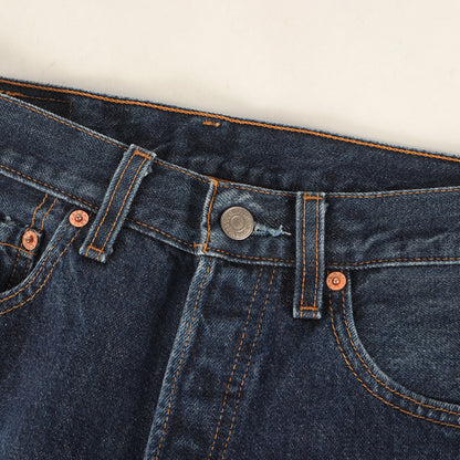 [濃紺 グッドコンディション] 90s 501 デニムパンツ / USA製 ボタン裏刻印553