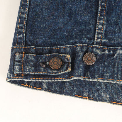 [濃紺 良サイズ] 70s 70505-0217 Big E 4th デニムジャケット / ボタン裏刻印524 BigE赤タブ