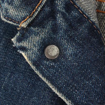 [濃紺 良サイズ] 70s 70505-0217 Big E 4th デニムジャケット / ボタン裏刻印524 BigE赤タブ