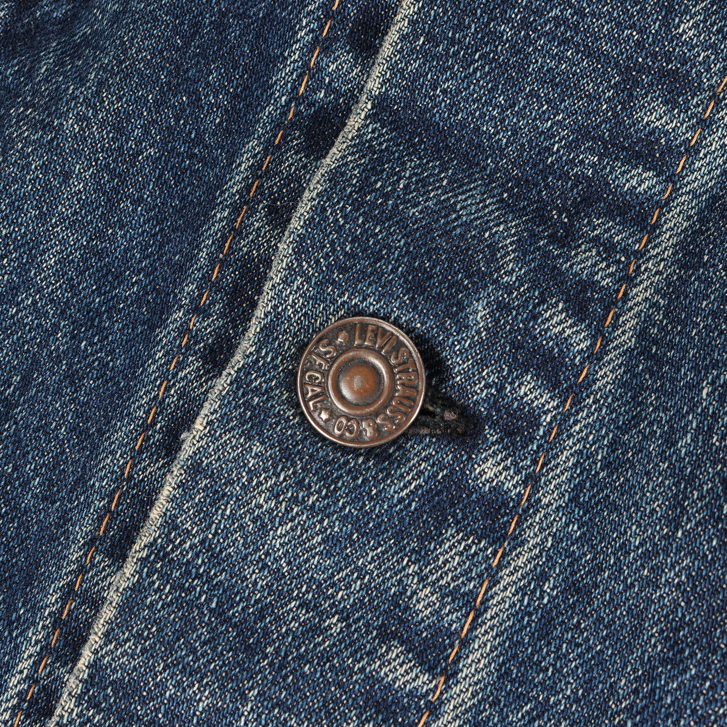 [濃紺 良サイズ] 70s 70505-0217 Big E 4th デニムジャケット / ボタン裏刻印524 BigE赤タブ