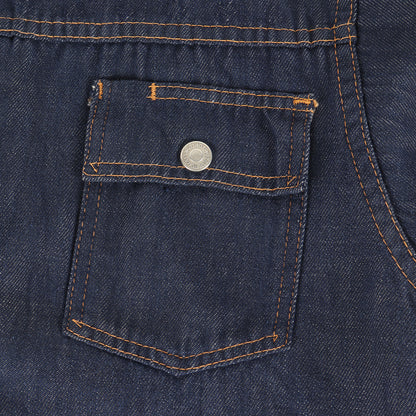 [濃紺 短丈ボックス] 70s バットダイ デニムジャケット J.C.Penney RANCH CRAFT