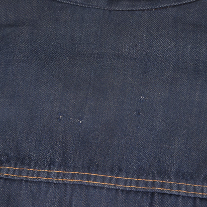 [濃紺 短丈ボックス] 70s バットダイ デニムジャケット J.C.Penney RANCH CRAFT